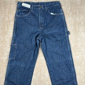 Bulwark Flame Resistant Pre-Washed Denim Dungaree